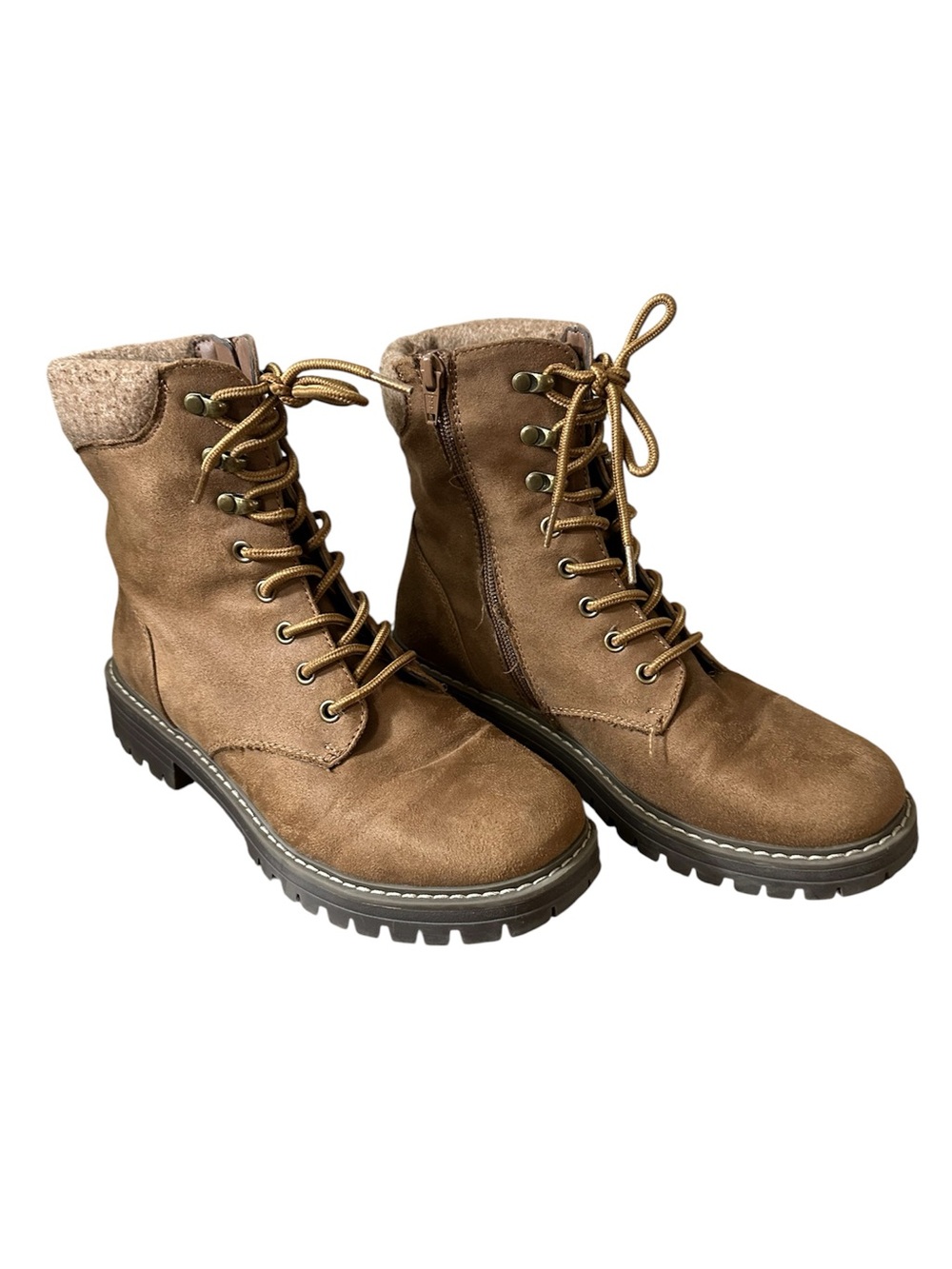 Cliffs By White Mountain Milos Zip And Lace Up Boots Size 8M